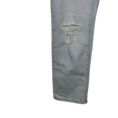 Levi's  Womens Jeans 724 High Rise Straight Crop Distressed Light Wash Denim 26