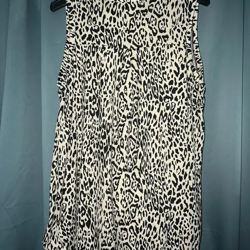 cheetah print tank top Tan Size XL