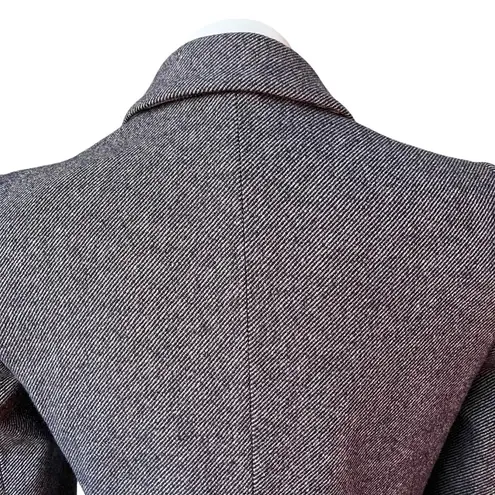 Jaeger Vintage London Herringbone Patch Pocket Blazer Jacket, US 6 (runs small)
