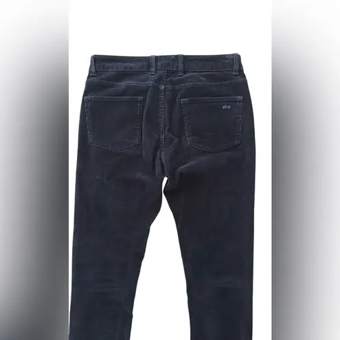 Stio Women's Rivet Cord Navy Blue Organic Cotton 5 Pocket Corduroy Pants Size 4