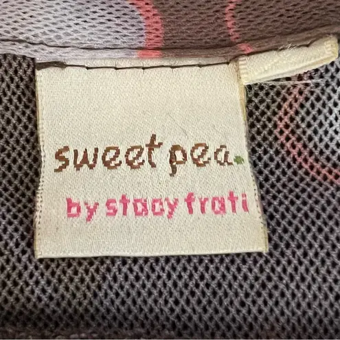 Sweet Pea Vintage Y2K Floral Faux Layered Mesh Top Size S Fairy Elena Gilbert