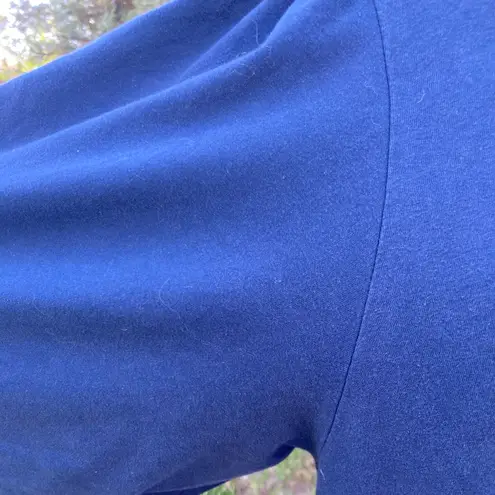 Eshakti Zapelle Custom Navy Blue Red Button Up Madras Dress Dull Skirt Retro 4X