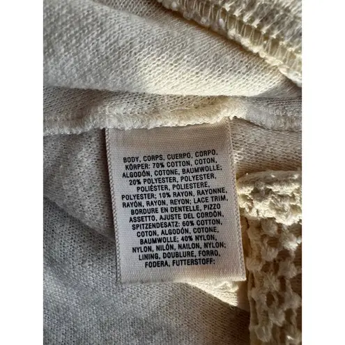 Angel of the North Beige Textured Sweater Size M Size M