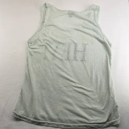 Mango MNG  collection linen mint green tank top SZ M  BUST 36 us4