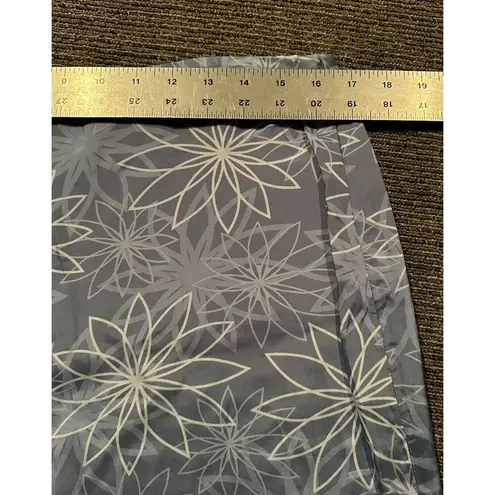 Vintage Esprit Mini Skirt Blue Floral Rayon Size 13/14 Y2K 90s Fairy Retro