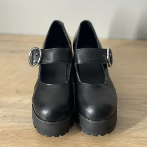 Current Mood Shoes Women 6 M Black Mary Jane Platform Chunky 90s Y2K Grunge Goth - Image 4