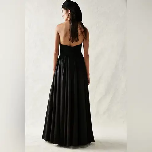 Fame and Partners The Ambrose Strapless Dress Gown in Black Size 2 NWT