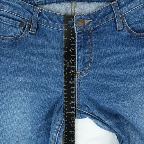 Bullhead Newport Skinny Flare Jeans Womens 13R Blue Stretch Denim Raw Hem Y2K Size undefined