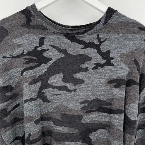 Rails Ramona Iron Camo Print Gray Black Sweatshirt Pullover Top Women’s Size XS