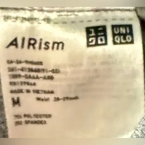 UNI QLO Airism Heather Grey Athletic Leggings Gray Size M