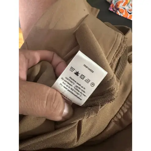 Mandala Scrubs Jogger Pants Tan Size M