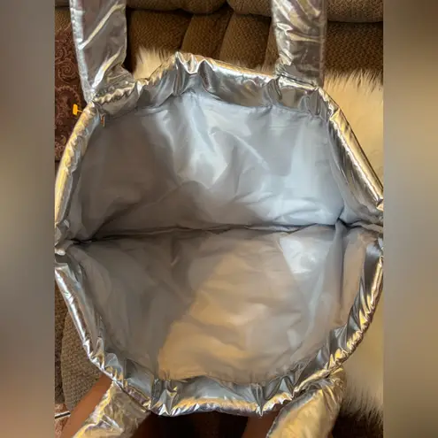 Bath & Body Works Silver Tote Bag