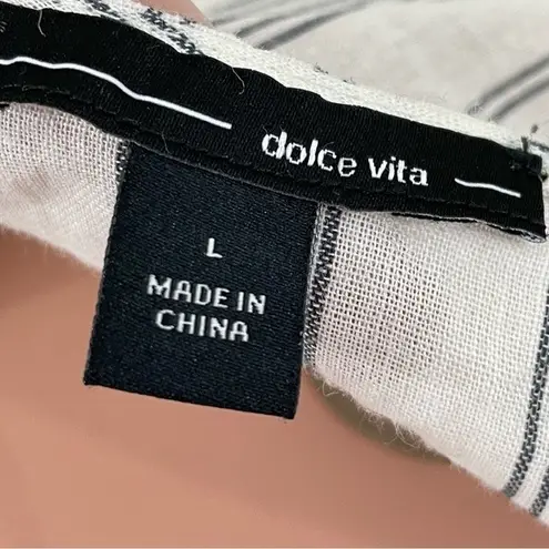 Dolce Vita Striped Sleeveless Romper Size LARGE Blue White