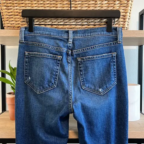 L'Agence L’Agence MId-Rise Marcelle French Slim Fit Distressed Ankle Jeans, 26