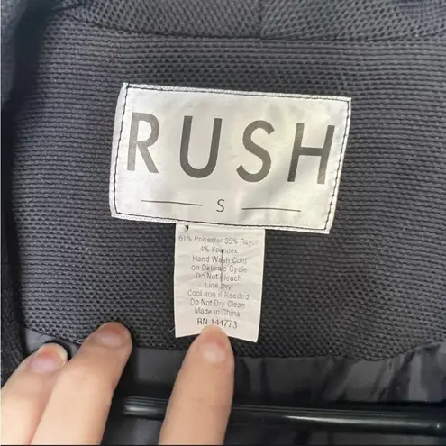 Rush VTG blazer in gray textured jacquard size small