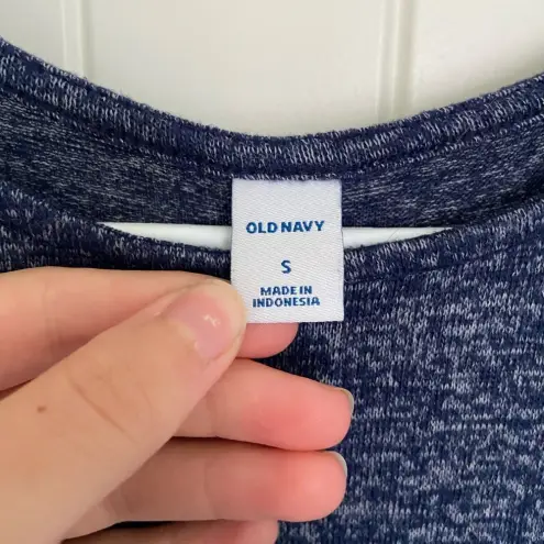 Old Navy NWOT |  women’s blue‎ soft knit long sleeve dress — small