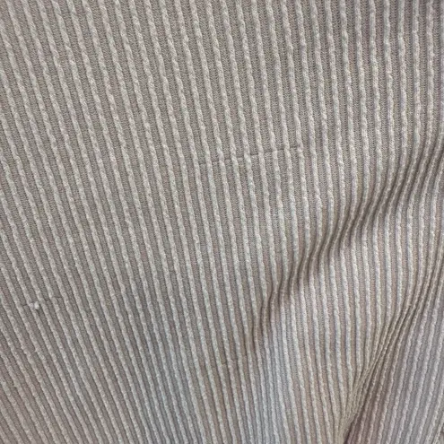 Paper moon Lavender Ribbed Ruched Drawstring Crop Top Women’s Small Made in USA