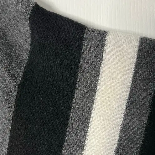 Leo & Sage Striped Poncho Sweater - Image 4