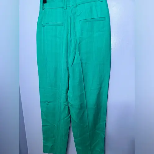 Sandro Mix It Collection Bernard Straight Leg Pleated Pants Nwt Sz 34 (2 US)