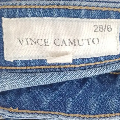 Vince Camuto  straight jeans with red piping