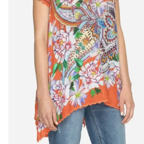 Johnny Was Linko silk tunic NWT