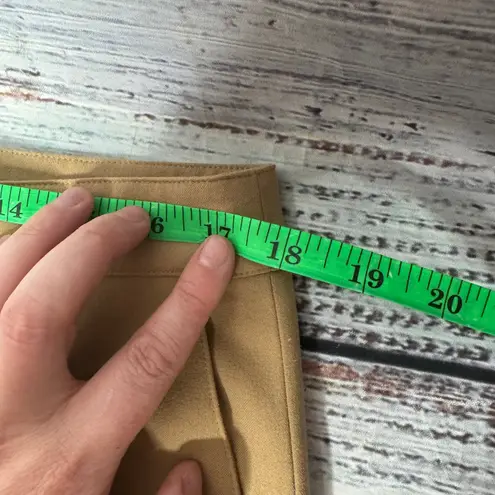 Boston Proper Dress Pants Tan Stretch Pull-On Trousers 32” Inseam 14