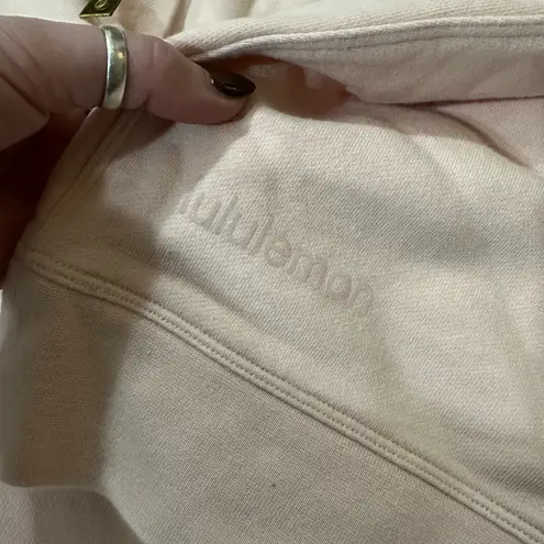 Lululemon  Perfectly Oversized Crew W3DUTS strawberry milkshake light pink size 6