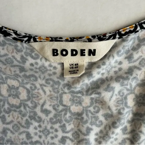 Boden Dress Women's Black Opulent Pome Ruffle Wrap Jersey Mini 4R Size undefined