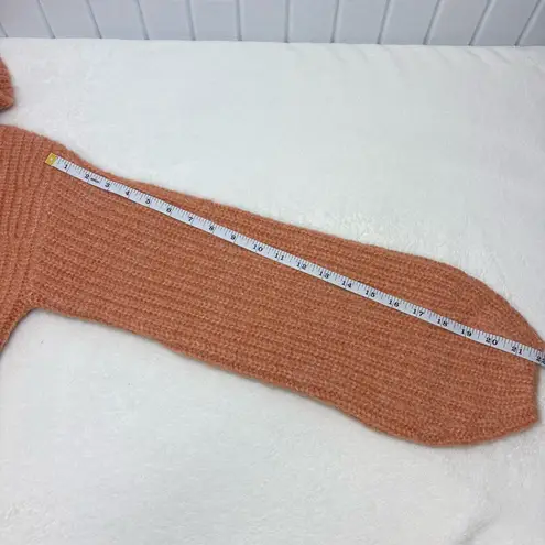 English Factory English Factory Collar Oversize Collared Rib Chucky Sweater Peach Size XS