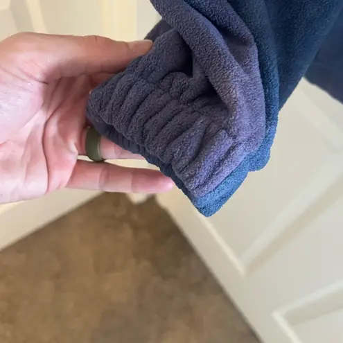 Hollister  Women's Blue Purple 1/4 Zip L/S Pullover Fleece Sweatshirt Small