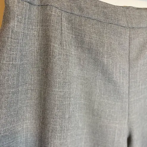 Le Suit ‘Tweed’ Gray Wide Leg Trouser Pants 16 Petite