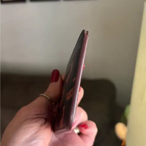 Authentic COACHTOPIA Leather Caterpillar shoulder magnetic closure hobo/card set Black