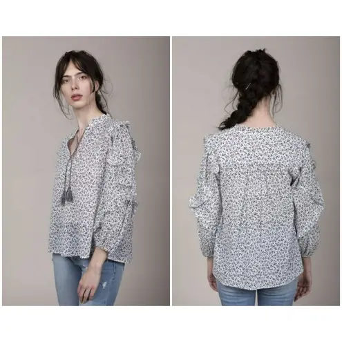 Ulla Johnson ππ Lillian Blouse ~ Porcelain Print 6