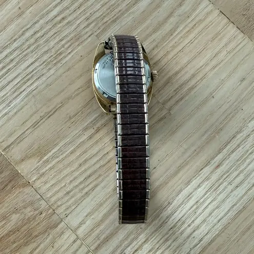 Bulova Automatic Gold Rare Vintage Ladies Watch Two-Tone Stretch Bracelet Works