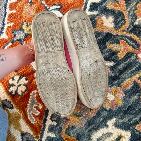 Charlotte Stone Arianne Bubblegum Pink Leather Slip On Sneakers 10