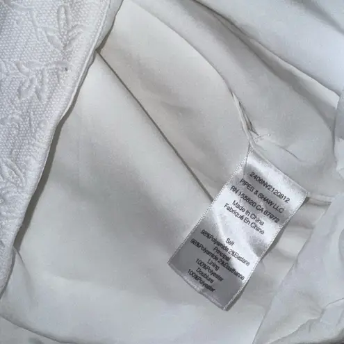 Veronica Beard NWOT $548 Channing Jacquard Sheath Dress White Sz 2