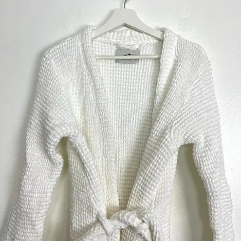 SLOWTIDE Guild Waffle Robe in White Size Large / X