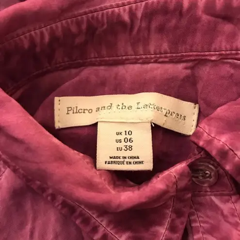 Pilcro and the Letterpress Tie Dye Blouse