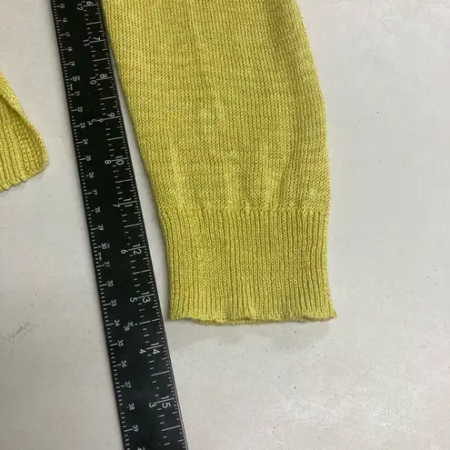 Alfani Women’s Shrug Sweater Cardigan Green Size PM Linen Blend