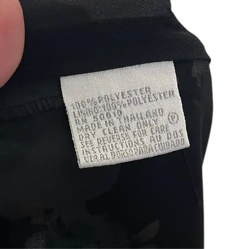 Vanessa Gray Vintage Y2K Women's Size 8 Floral Skirt Lizzie McGuire Black Blue