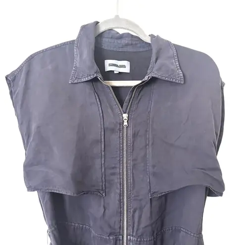 SAINT ART Maxine Belted Cargo Jumpsuit Navy Blue Small