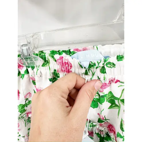 Hill House The Isabella Top & Paz Skirt in Pink Roses Floral 2 Piece Set M/L NWT