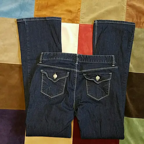 JS Jet Set I Dark Denim Jeans 9/10 Bootcut Blue Size undefined