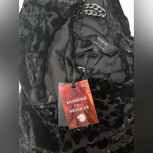 NEW! DUNDAS x REVOLVE Hendrix Midi Dress in Black Size Small