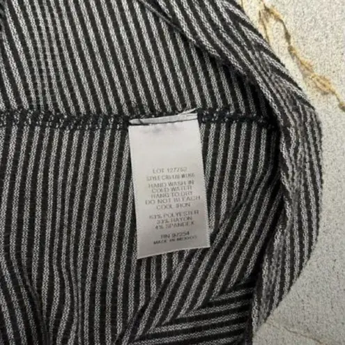 One Clothing  Los Angeles Stripe Shift Dress With Criss Cross Detail