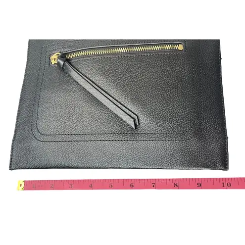 Botkier NEW Chelsea Pancake Black LEATHER CROSSBODY HANDBAG Slingback Zip Purse