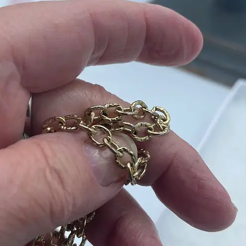 Whiting & Davis  vintage 24” chain necklace*