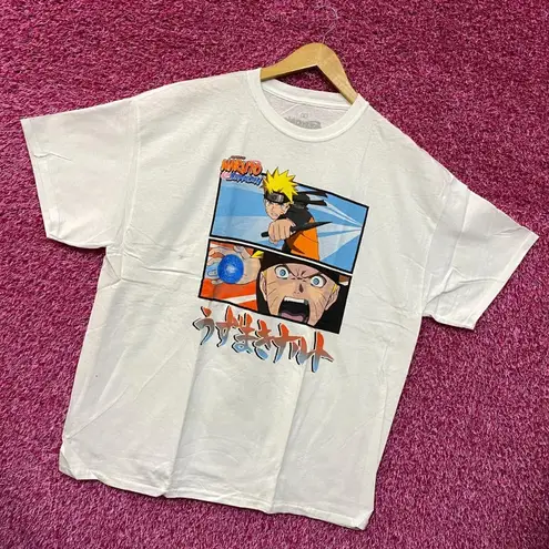 Naruto Uzumaki Flying Rasengan Naruto Shippuden Anime Tee L