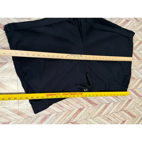 SONOMA Black Cargo Shorts Women's XXXXL 4X Elastic Waist Drawstring