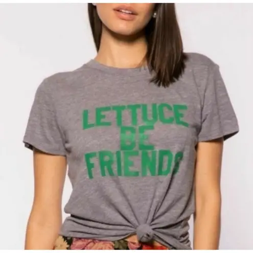 Sub Urban Riot Lettuce Be Friends Graphic T Shirt Gray XS
